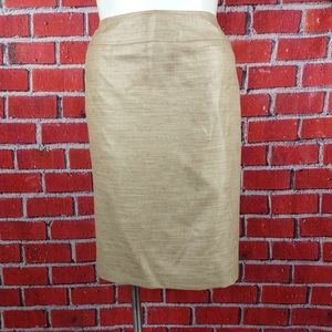 Kasper Tan Pencil Skirt